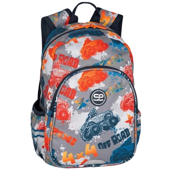 Рюкзак CoolPack Toby Offroad Машины 35х26х12см серый F049671