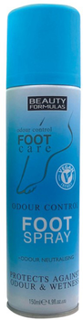 Дезодорант для ніг Beauty Formulas Odour Control Foot Spray 150 мл (5012251007740)
