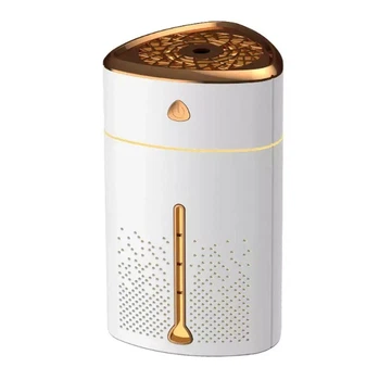 Увлажнитель воздуха с подсветкой Fog Humidifier 8496 от USB бело-золото