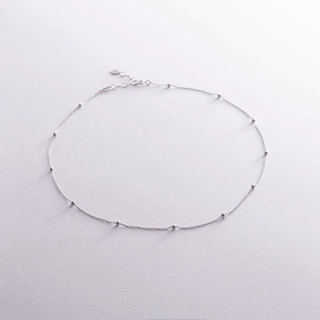 Серебряное колье "Шарики" 908-01224 Онікс 38