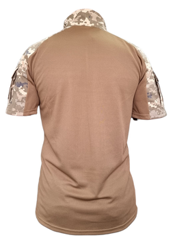 Рубашка Tactic4Profi УБАКС саржа-кулмакс пиксель-койот с коротким рукавом XL