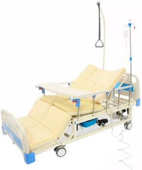 Електричне медичне функціональне ліжко MED1 з туалетом (MED1-H01 стандартне)
