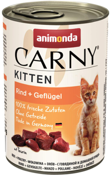 Mokra karma dla kociąt Animonda Cat Czarny kotek smak: koktajl z ptaków 400 g (4017721839686)