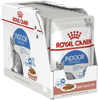 Вологий корм Royal Canin fhn для дорослих стерилізованих котів у соусі зі свинини 12x85 г (9003579013793)