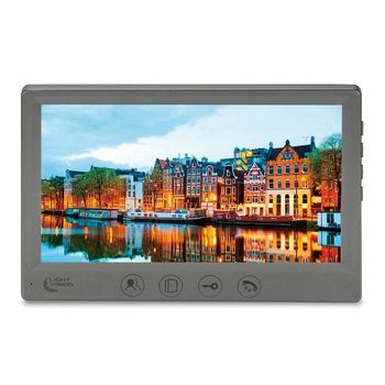 Видеодомофон 7" Light Vision AMSTERDAM FHD Grey (82-00237)