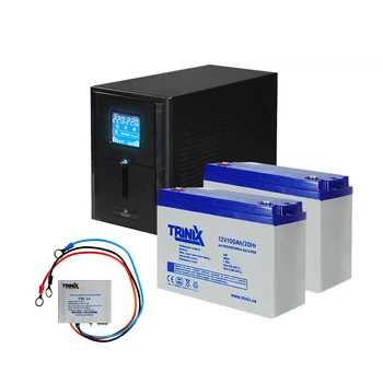 Комплект резервного питания Kraft PSW1000VA/800W(LCD)24V UPS + батарея 2540 Вт*ч