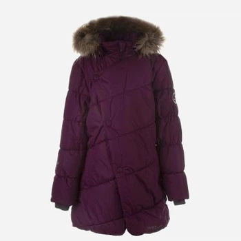 Дитяча зимова двостороння куртка для дівчинки Huppa Rosa 1 17910130-91834-116 116 см Бордова (4741468547510)