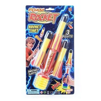Запускач «Foam Rocket» 3 ракети 041 A-Toys (041)