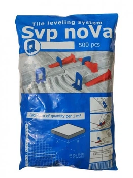 Система вирівнювання плитки SVP NoVa 2мм 500шт