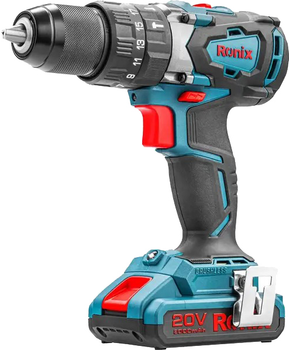 Дриль-шурупокрут ударний акумуляторний Ronix 8905K 20 В