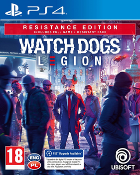 Гра PS4 Watch Dogs Legion Resistance Edition (Blu-ray) (3307216138693)
