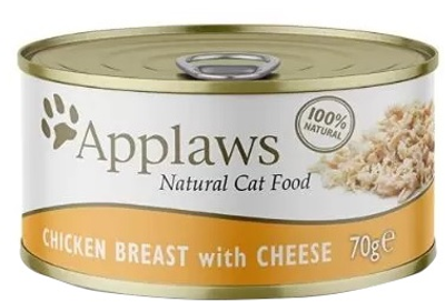 Karma dla kotów Applaws Cat Piers z kurczaka i ser 70 g (5060122490054)