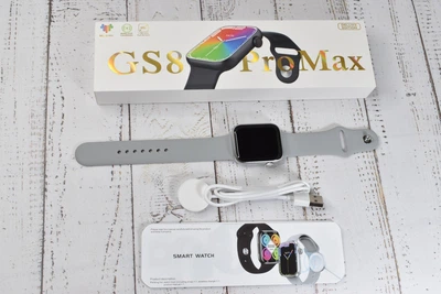 Розумний смарт годиник Smart Watch GS8 Pro Max Gray 45mm українська мова