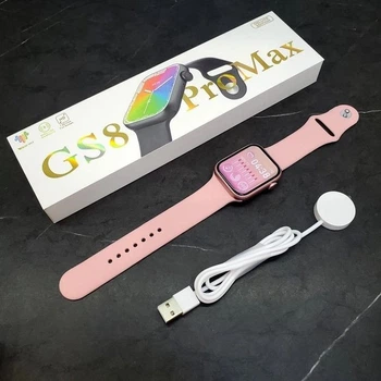 Розумний смарт годиник Smart Watch GS8 Pro Max Pink 45mm українська мова