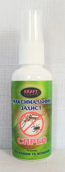 Засіб від комарів та кліщів Kraft Clean, 50мл (Спрей)