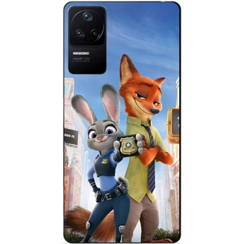 Силиконовый чехол Candy для Xiaomi Poco F4 с рисунком Джуди Зверополис