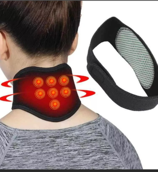 Шейный бандаж магнитный для улучшения кровообращения и уменьшения болей в шее