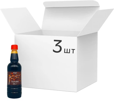 Упаковка соуса соевого YKI Терияки 470 мл x 3 шт (4820210551729_1)