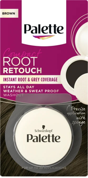 Korektor do odrostów i siwych włosów Schwarzkopf Palette Compact Root Retouch Brązowy 3 g (8410436409636/9000101664065)