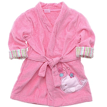Халат махровый для девочки Hawk Kids S101 68 см Розовый