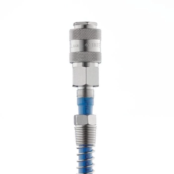 Швидкороз'ємне з'єднання з пружиною для спіральних та прямих шлангів 6,5х10 мм INTERTOOL PT-1831