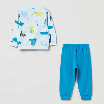 Піжама (футболка з довгими рукавами + штани) дитяча OVS Pyjama Boy Omphalodes 1812943 92 см Light Blue (8056781437681)