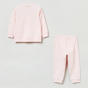 Piżama (koszulka z długim rękawem + spodnie) OVS Pyjama Girl Heavenly Pin 1812959 86 cm Różowa (8056781437834)
