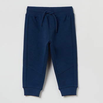 Spodnie dresowe chłopięce OVS Jogger W/Pri Navy Peony 1827269 80 cm Niebieskie (8056781668139)