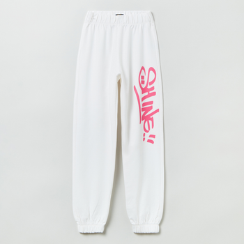 Спортивні штани дитячі OVS Jogger Aop Off White 1817875 164 см White (8056781515310)