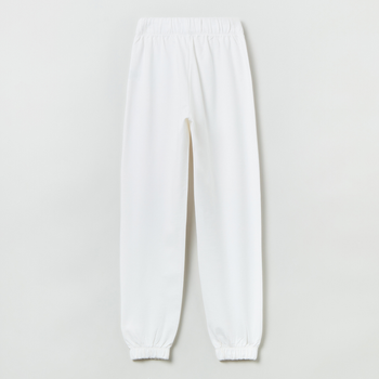 Spodnie dresowe dla dzieci OVS Jogger Aop Off White 1817875 170 cm Białe (8056781515327)