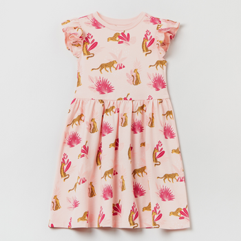 Sukienka dziecięca dla dziewczynki OVS Aop Dress 13-1407 Tpg + Aop 1799848 122 cm Różowa (8056781062630)