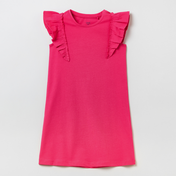 Дитяча сукня для дівчинки OVS Solid Dress 18-2140 Tpg 1803975 128 см Рожева (8056781105832)