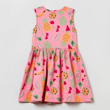Sukienka dziecięca OVS Aop Dress 15-2216 Aop 1804224 140 cm Różowa (8056781108420)