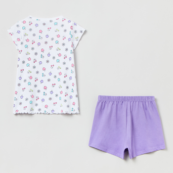 Letnia piżama dziecięca OVS Pajama Sp Fruits +Top Aop 1802811 140 cm Fioletowa (8056781091708)