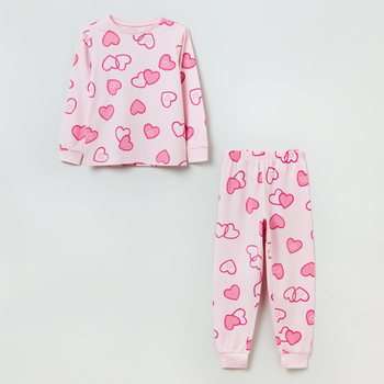 Піжама (футболка з довгими рукавами + штани) дитяча OVS Pyjama Sp 3/ Fairy Tale 1821578 128 см Pink (8056781581261)