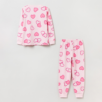 Piżama (Longsleeve + spodnie) dziecięca OVS Piżama Sp 3/ Bajka 1821578 128 cm Różowa (8056781581261)
