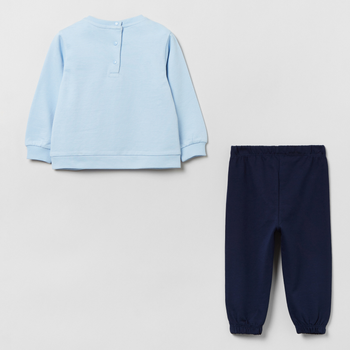 Komplet (bluza + spodnie) dla dzieci OVS Jogging Set Insignia Blu 1817504 86 cm Blue/Light Pink (8056781509791)