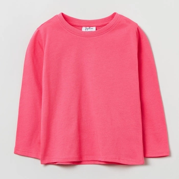 Koszulka z długim rękawem dziewczęca OVS Soli Fandango Pin 1823675 86 cm Różowa (8056781611258)
