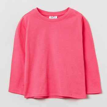 Koszulka z długim rękawem dziewczęca OVS T-Shirt Soli Fandango Pin 1823675 98 cm Różowa (8056781611265)