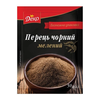 Пряности Перец черный молотый Деко 50г