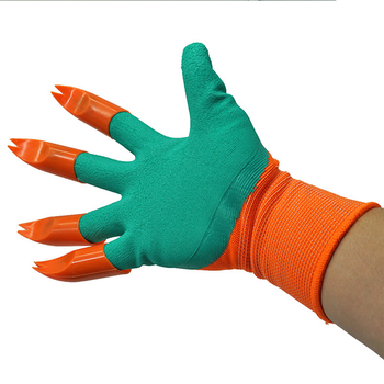 Садовые перчатки Пластик с раздвоенными когтями Garden Genie Gloves (ICL44)