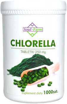 Soul Farm Premium Chlorella 1000 kapsułek oczyszczanie (5905669640091)