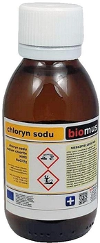 Дезінфікуючі засіб Biomus Mms Chloryn Sodu 100 мл Niszczy Bakterie (5902409410518)