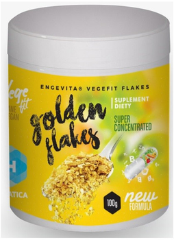 Суперфуд Hepatica Golden Flakes вегетаріанське харчування 100 г (5905279653320)