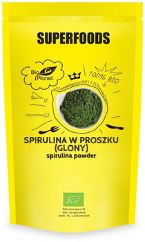 SUPERFOODS Spirulina w proszku BIO 200 g BIO PLANET (5907814668684)