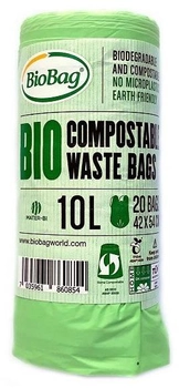 BioBag Worki na odpady 10 l biodegradowalne 20 szt (7035961860854)