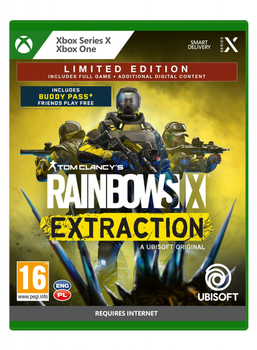 Гра Xbox One Tom Clancy's Rainbow Six Extraction Lim. Ed. (Blu-ray) (3307216220435)