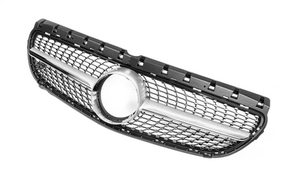 Передня решітка 2015-2018 (Diamond Silver) для Mercedes B-class W246 роки ohi-w246-gr1