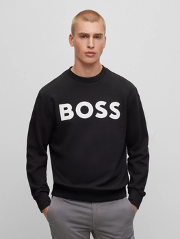 Bluza bez kaptura męska Hugo Boss 50487133-001 XL Czarna (4063536958333)