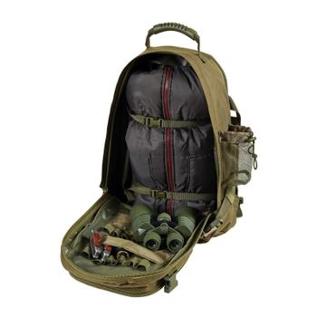 Тактичний рюкзак MACGYVER 40+20Л зелений 602132